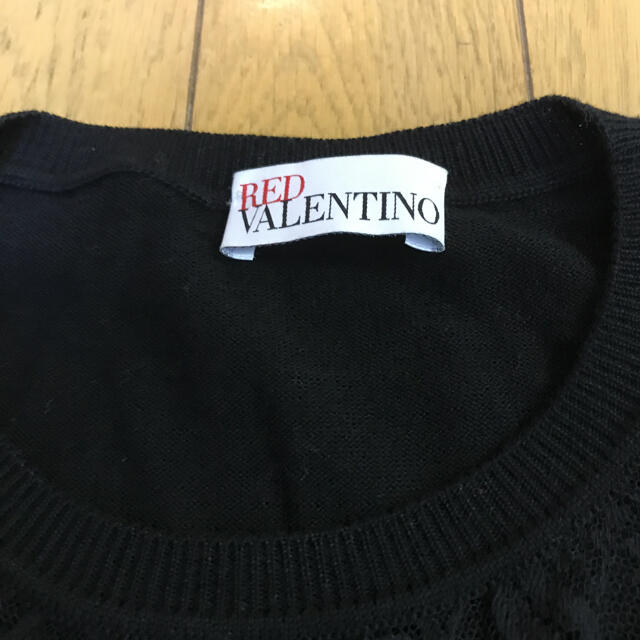 RED VALENTINO(レッドヴァレンティノ)の【RED VALENTINO】肩レース　イタリア製ニット♡ レディースのトップス(ニット/セーター)の商品写真