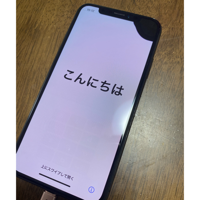 Apple(アップル)の【エグ長会様専用】iPhone X ブラック 本体 ジャンク品 スマホ/家電/カメラのスマートフォン/携帯電話(スマートフォン本体)の商品写真