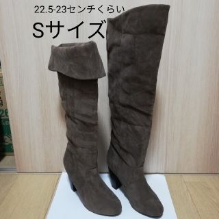 heather - Heather ロングブーツ インヒール 濃いベージュ (S)の通販