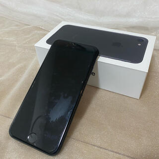 アイフォーン(iPhone)の箱なし【美品】iPhone7 SIMフリー　128GB ブラック(携帯電話本体)