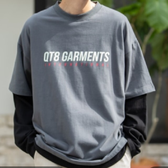 QT8 GARMENTS レイヤード Tシャツ