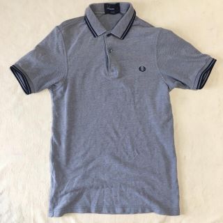 フレッドペリー(FRED PERRY)の【美品】フレッドペリー　ポロシャツ　半袖　ネイビー　ブルー　XS Slimfit(ポロシャツ)