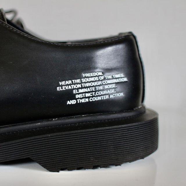 UNDERCOVER(アンダーカバー)のGU ジーユー × アンダーカバー ラウンドトゥシューズ 黒 28cm メンズの靴/シューズ(ブーツ)の商品写真