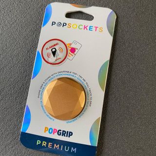 popsockets ポップソケッツ　スマホ　タブレット　ゴールド(モバイルケース/カバー)