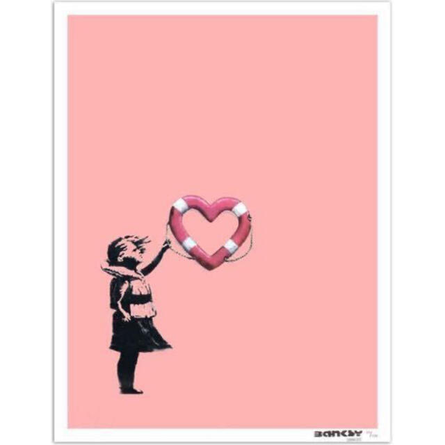 Banksy x Post Modern Vandal (PINK) ED85 エンタメ/ホビーの美術品/アンティーク(版画)の商品写真