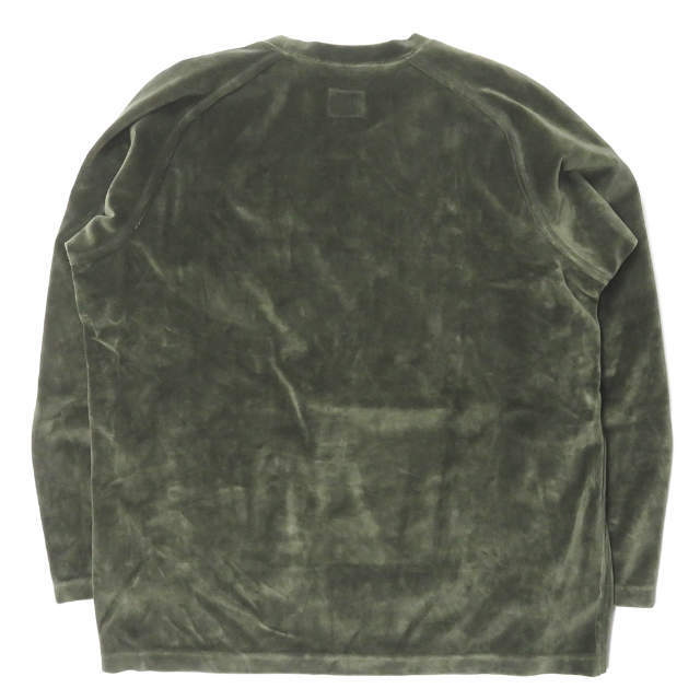 Needles(ニードルス)のNeedles 18AW パピヨン刺繍 ベロアロングスリーブTシャツ DI382 メンズのトップス(Tシャツ/カットソー(七分/長袖))の商品写真