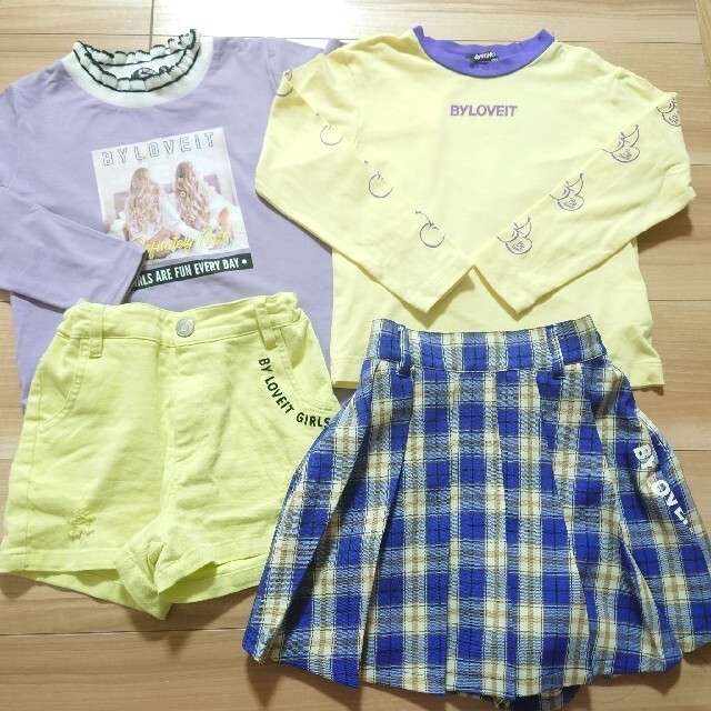 NARUMIYA INTERNATIONAL(ナルミヤ インターナショナル)のバイラビット  120セット キッズ/ベビー/マタニティのキッズ服女の子用(90cm~)(Tシャツ/カットソー)の商品写真