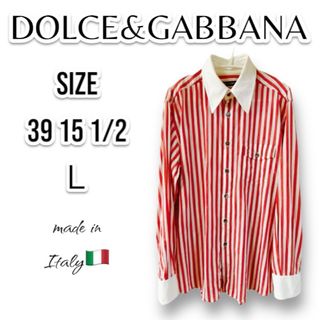 ドルチェアンドガッバーナ(DOLCE&GABBANA)のドルチェ＆ガッバーナ　ストライプシャツ(シャツ)