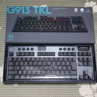 新品同様　ロジクール G913 TKL ブラック GL LINEAR（赤軸）(PC周辺機器)