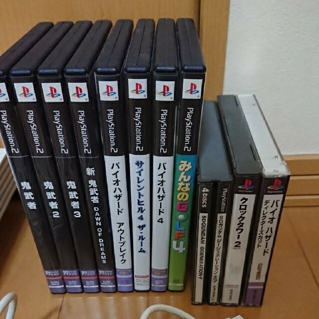 PlayStation2(プレイステーション2)のPS2 本体 ソフト11本セット リモコン追加 エンタメ/ホビーのゲームソフト/ゲーム機本体(家庭用ゲーム機本体)の商品写真