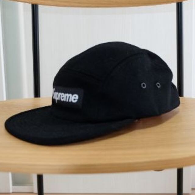 Supreme(シュプリーム)のSupreme シュプリーム　キャップ　ウール　ブラック　黒 メンズの帽子(キャップ)の商品写真