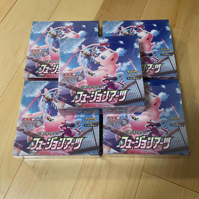 ポケモンカード　フュージョンアーツ　シュリンク付き　未開封5BOXセットトレーディングカード