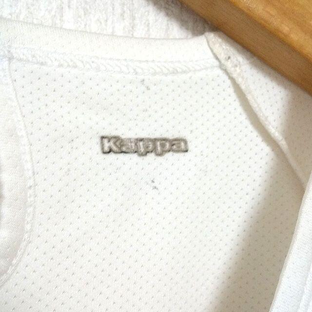 Kappa(カッパ)のkappaカッパ　Tシャツ　レディース　半袖　水玉　ホワイト　速乾　Sサイズ レディースのトップス(Tシャツ(半袖/袖なし))の商品写真