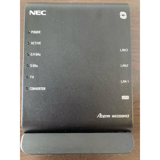 NEC(エヌイーシー)のNEC ルーターAterm WG 1200HS3 スマホ/家電/カメラのPC/タブレット(PC周辺機器)の商品写真