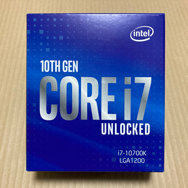 【新品】intel Core i7-10700K BOX スマホ/家電/カメラのPC/タブレット(PCパーツ)の商品写真