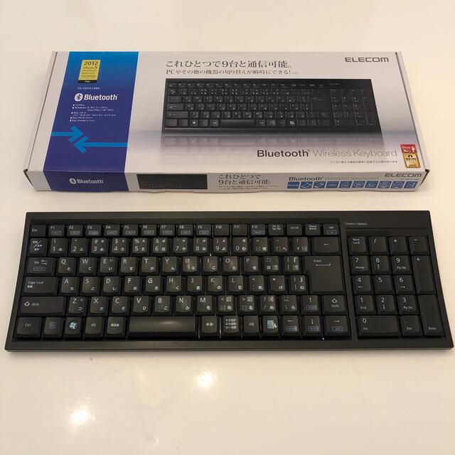 ELECOM(エレコム)のELECOM TK-FBP014BK Bluetooth Keyboard スマホ/家電/カメラのPC/タブレット(PC周辺機器)の商品写真