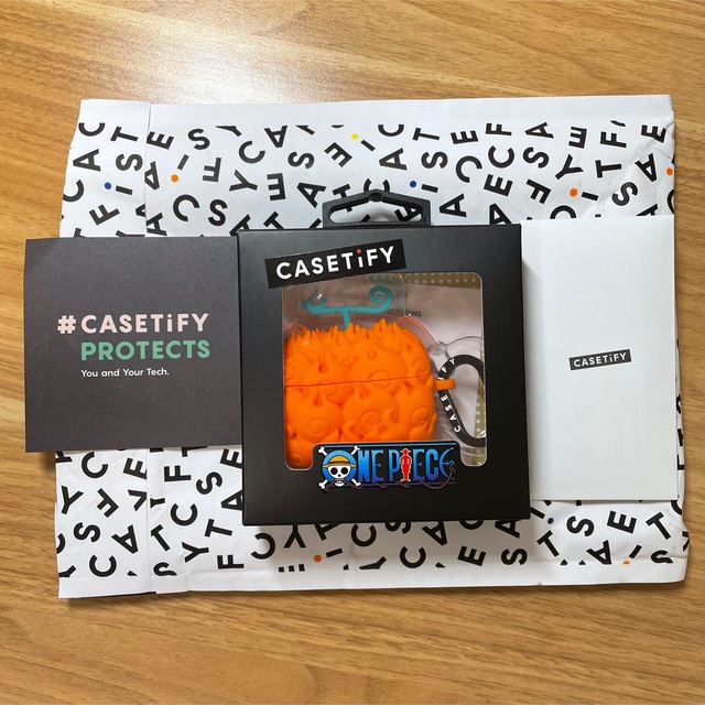 CASETiFY×One Piece Airpods pro   メラメラの実