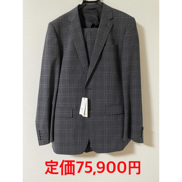 毛70%ポリエステル30%裏地AOKI  /MAJI メンズスーツ  ビジネススーツA7 パンツ２本　XL