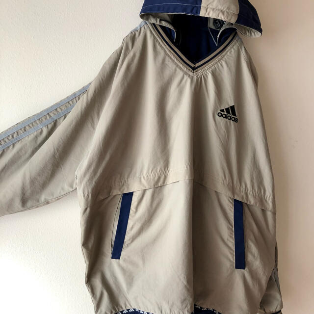 adidas originals リバーシブル　ナイロンパーカー　M