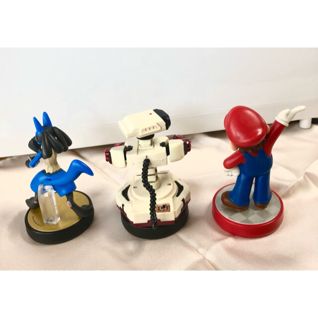 Nintendo Switch(ニンテンドースイッチ)のアミーボ  ルカリオ  ロボット　マリオ　　　　　　　セット　amiibo エンタメ/ホビーのゲームソフト/ゲーム機本体(その他)の商品写真