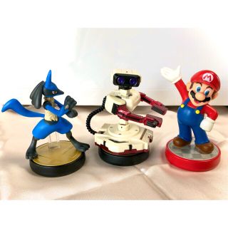 ニンテンドースイッチ(Nintendo Switch)のアミーボ  ルカリオ  ロボット　マリオ　　　　　　　セット　amiibo(その他)