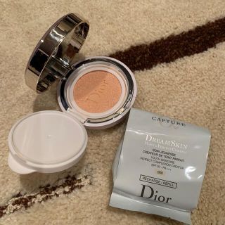 ディオール(Dior)のdior カプチュールドリームスキンモイストクッション(化粧下地)