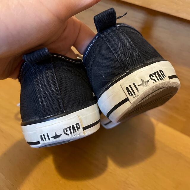 CONVERSE(コンバース)のコンバース　黒スニーカー キッズ/ベビー/マタニティのベビー靴/シューズ(~14cm)(スニーカー)の商品写真