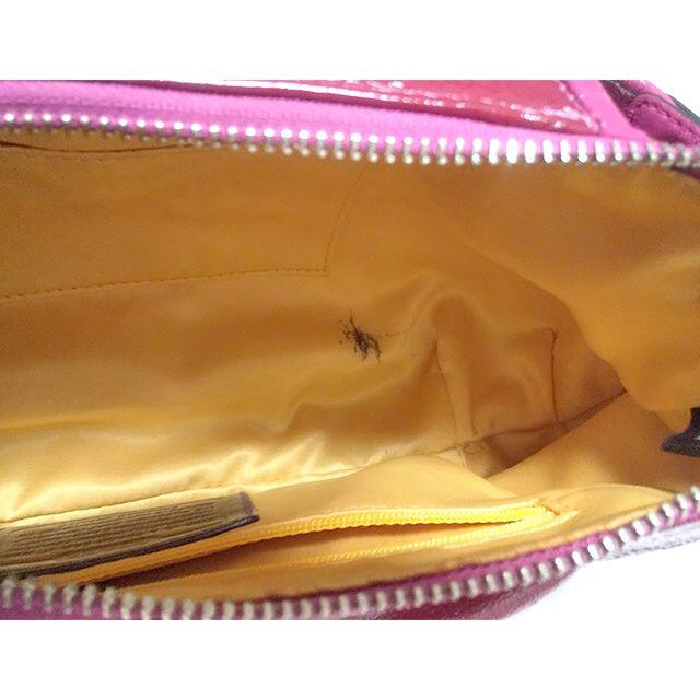 COACH(コーチ)のCOACH コーチ ピンク ナイロン 袋付き ハンドバッグ ボディバッグ 訳アリ レディースのバッグ(ショルダーバッグ)の商品写真