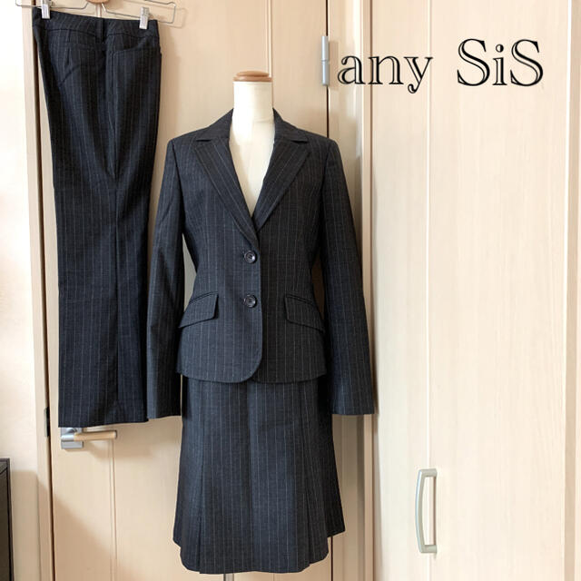 anySiS(エニィスィス)のany sis セットアップ　テーラードジャケット　3点セットスーツ レディースのフォーマル/ドレス(スーツ)の商品写真
