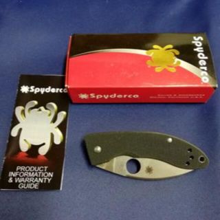 廃盤 希少 C205GP スパイダルコ ナイフ リルラム SPYDERCO (登山用品)