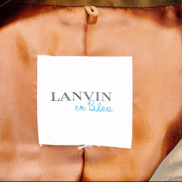 LANVIN en blue ダウンブルゾン ブラウン S 36 ランバン