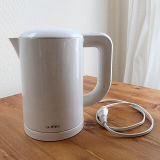 ティファール(T-fal)のDRETEC ドリテック電気ケトル ラミン PO323WT 1.0L(電気ケトル)