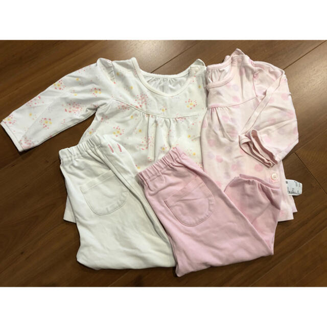 UNIQLO(ユニクロ)のUNIQLO パジャマ　80  キッズ/ベビー/マタニティのベビー服(~85cm)(パジャマ)の商品写真