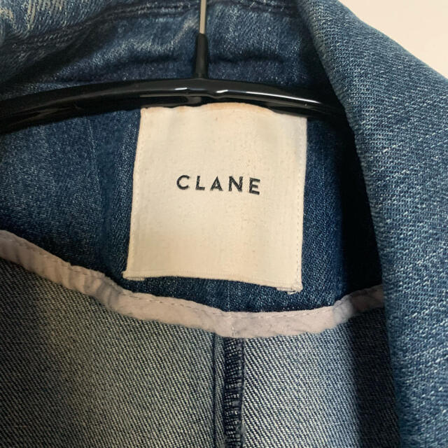 CLANE クラネ　TENT LINE DENIM COAT トレンチコート メンズのジャケット/アウター(トレンチコート)の商品写真