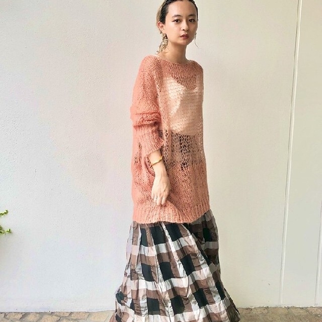 TODAYFUL(トゥデイフル)のトゥデイフル chambray 　check  skirt レディースのスカート(ロングスカート)の商品写真