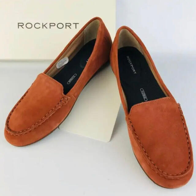 《 美品 》   ROCKPORT  デミサ2 プレーンモック モカシンシューズ