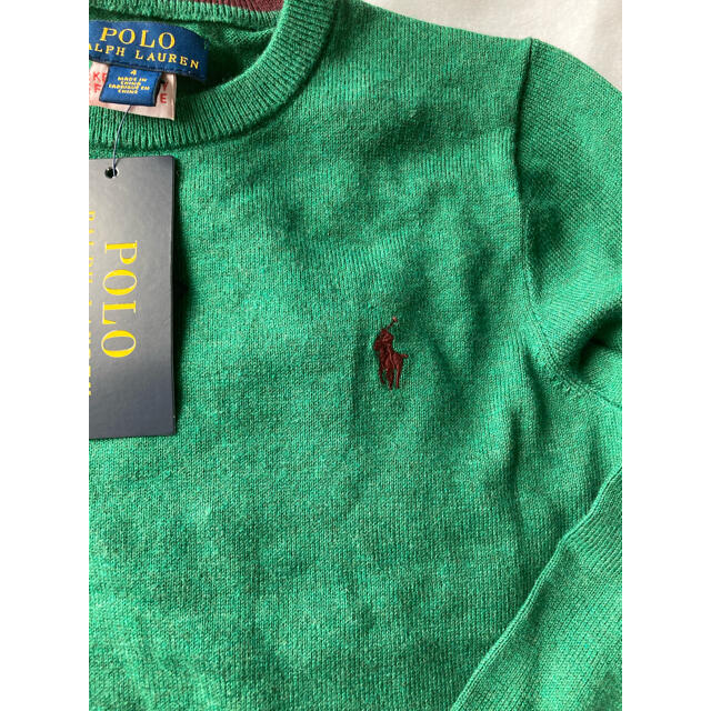 POLO RALPH LAUREN(ポロラルフローレン)のタグ付き未使用POLOキッズセーター キッズ/ベビー/マタニティのキッズ服男の子用(90cm~)(ニット)の商品写真