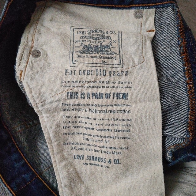 Levi's(リーバイス)のLevis 501 big E メンズのパンツ(デニム/ジーンズ)の商品写真