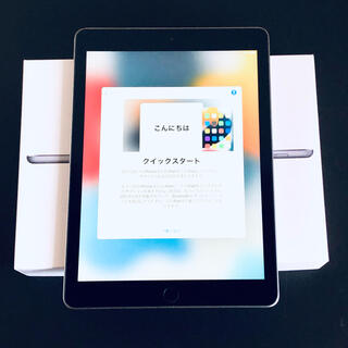 アップル(Apple)の美品 Apple iPad 第6世代 32GB Wi-Fiモデル スペースグレー(タブレット)