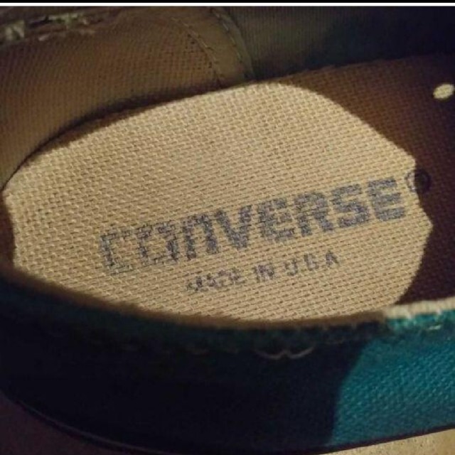CONVERSE(コンバース)のCONVERSE ALL STAR グリーン 緑 ヴィンテージ レア メンズの靴/シューズ(スニーカー)の商品写真
