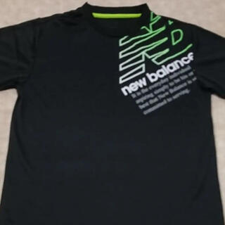 ニューバランス(New Balance)のニューバランス　tシャツ　黒　M(Tシャツ/カットソー(半袖/袖なし))