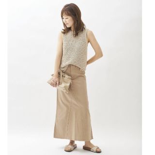 プラージュ(Plage)のPlage Healthy denim ヘルシーデニム　スカート(ロングスカート)