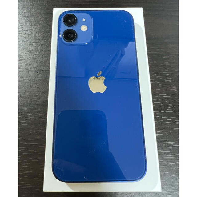 Apple(アップル)のiPhone12mini SIMフリー 128GB ブルー スマホ/家電/カメラのスマートフォン/携帯電話(スマートフォン本体)の商品写真