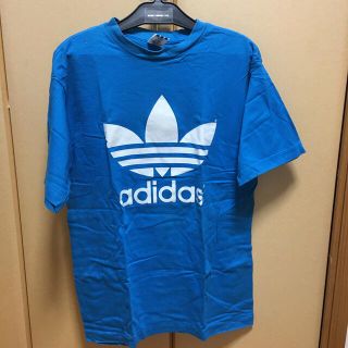 アディダス(adidas)のadidas 青のTシャツ(Tシャツ/カットソー(半袖/袖なし))