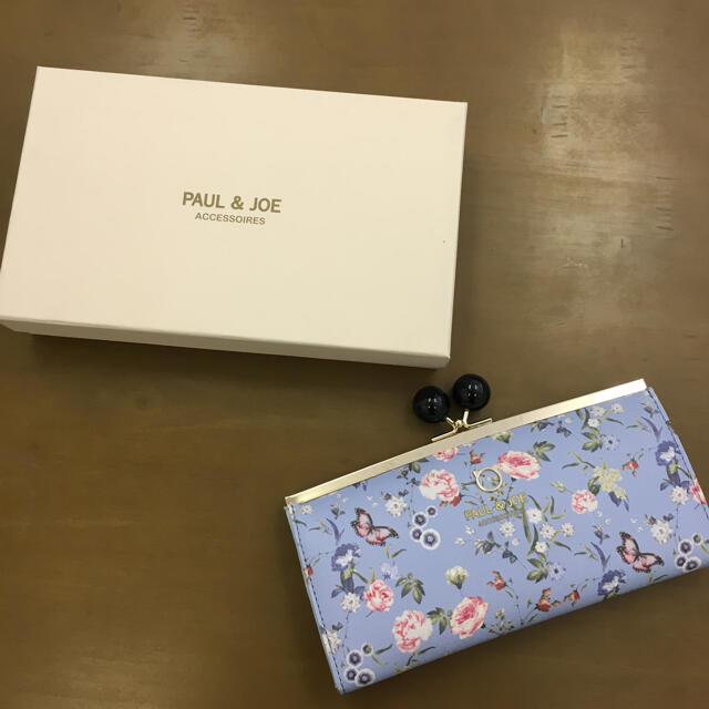 ポールアンドジョー 口金 長財布 花柄 フラワー PAUL & JOE