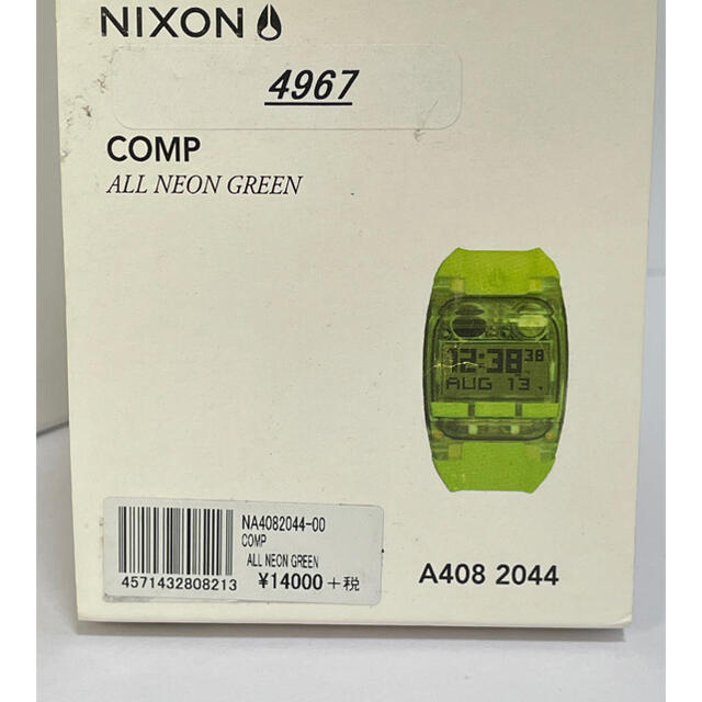 NIXON(ニクソン)の【値下げ！】ニクソン　NIXON THE COMP ネオングリーン メンズの時計(腕時計(デジタル))の商品写真