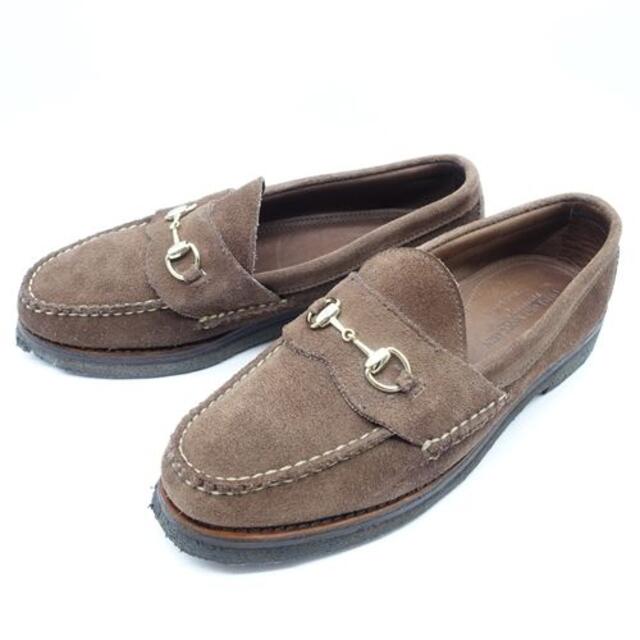 OLD PORT MOCCASIN スエードビットローファー シューズ 26.0