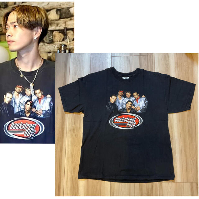 【美品/輸入品】XL/Backstreet Boys/ヴィンテージTシャツ/黒