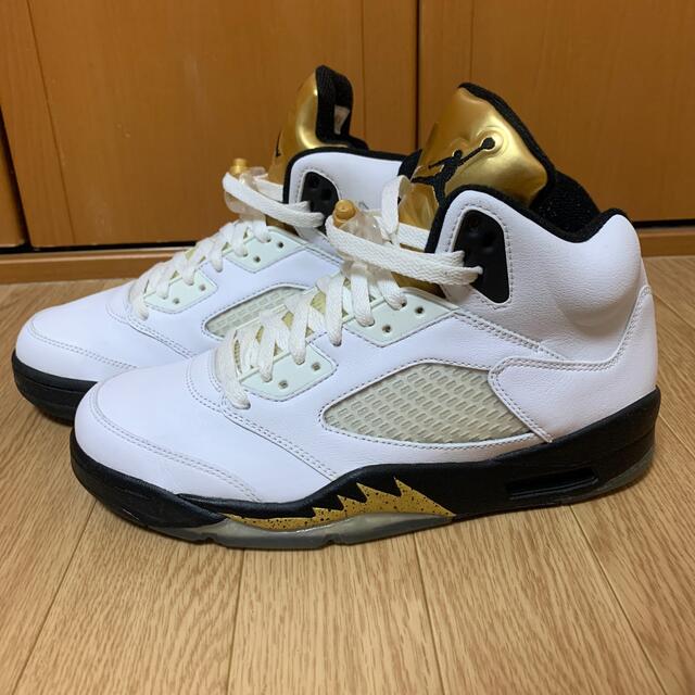 NIKE(ナイキ)のNIKE AIR JORDAN 5 RETRO OLYMPIC メンズの靴/シューズ(スニーカー)の商品写真