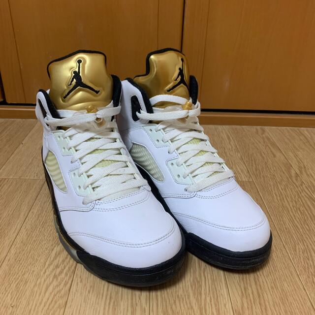 NIKE(ナイキ)のNIKE AIR JORDAN 5 RETRO OLYMPIC メンズの靴/シューズ(スニーカー)の商品写真